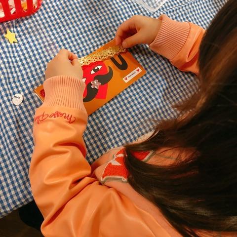 夫が作った「子供たち」の服