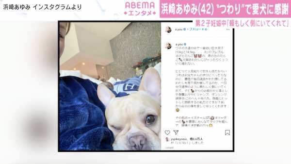 第2子妊娠中の浜崎あゆみ、愛犬に感謝「つわりで毎日魂抜かれた顔してるわたしを見て…」