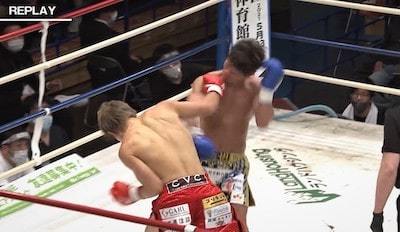 残り0秒、劇的KO決着！戦慄右フックに騒然「とてつもないパンチ」