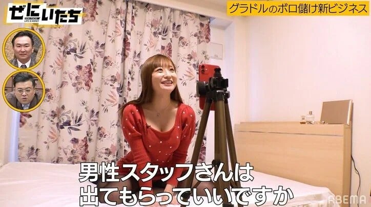 「上は全部脱いじゃう」セクシー映像で収入UPするグラドル