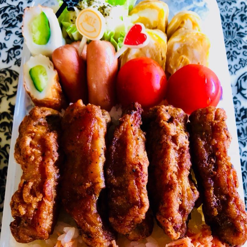 はなわ 春休みに息子の練習弁当