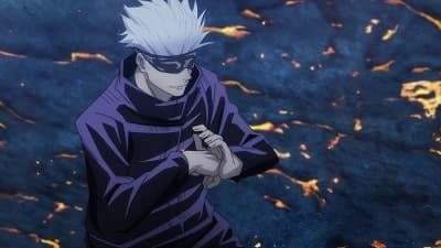 五条先生（CV：中村悠一）が素顔を披露「呪術廻戦」#7