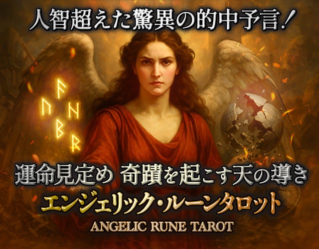運命見定め奇蹟を起こす天の導き◆エンジェリック・ルーンタロット width=